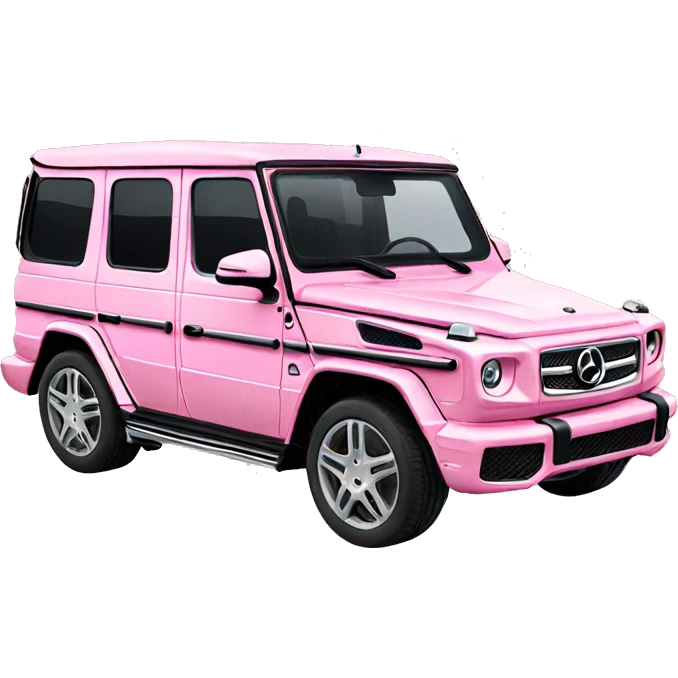Baby pink g wagon emoji style  emoji