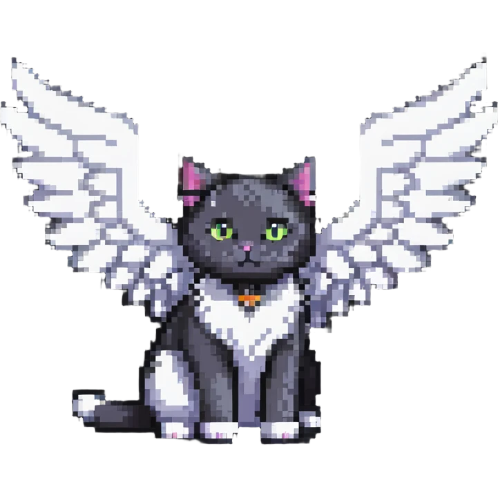 gato com asas emoji