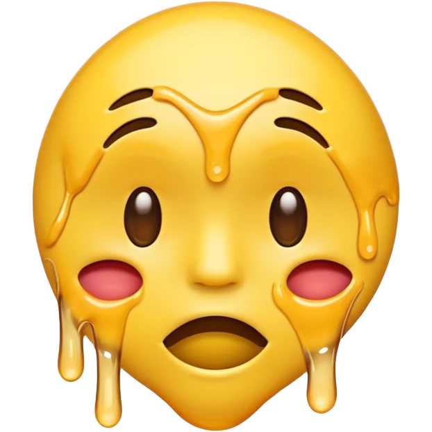 upside-down melting face emoji emoji