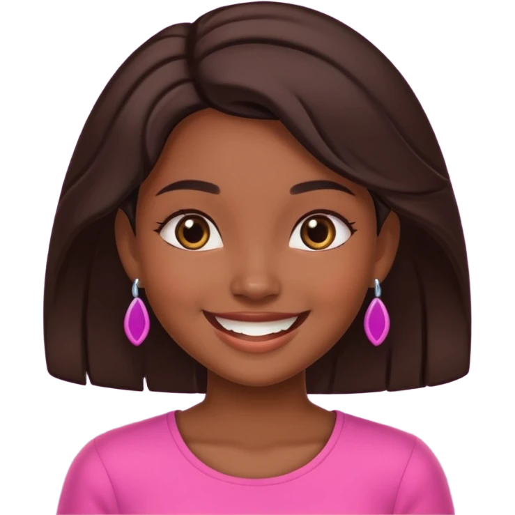 Emojis girly morena emoji
