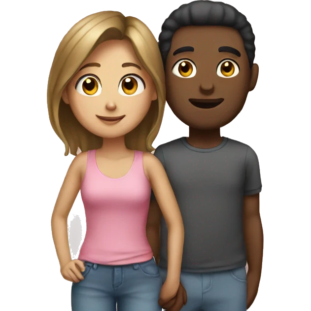 girl with a guy emoji