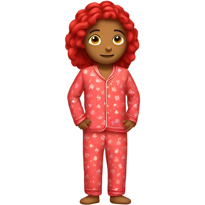 red pyjama  emoji