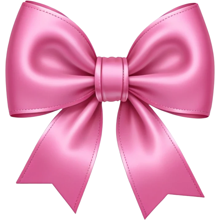 Pink bow emoji