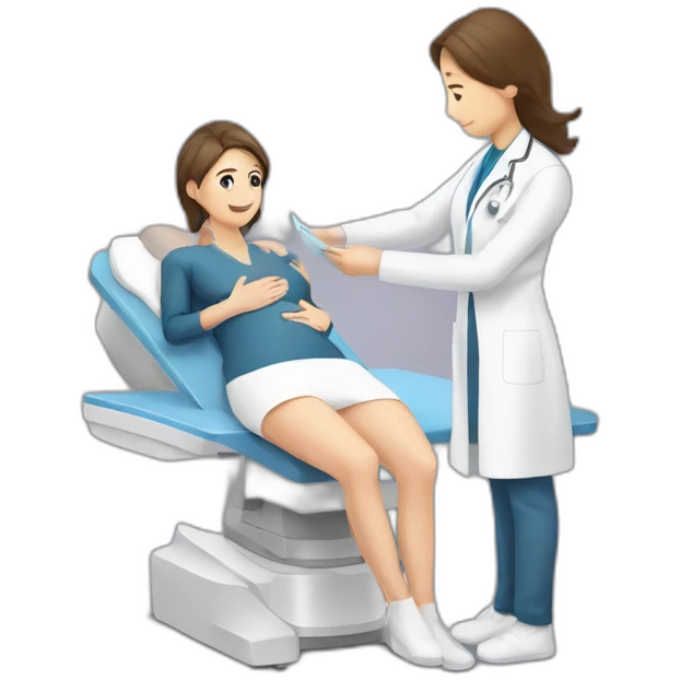 Radiologist-performing-breast-mri-to-woman emoji