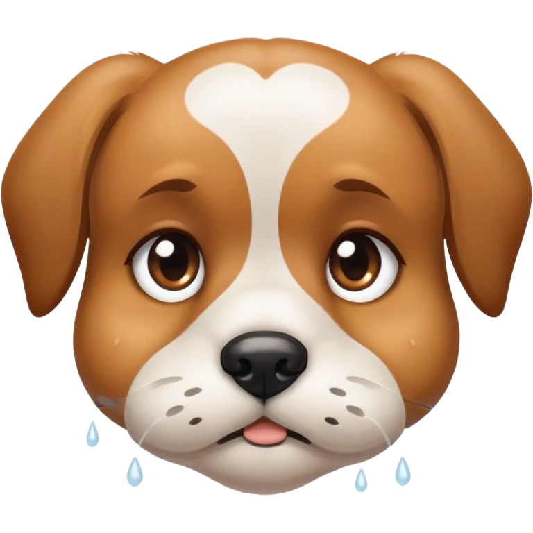 sad puppy face emoji
