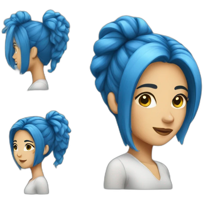 blue-hair-woman emoji