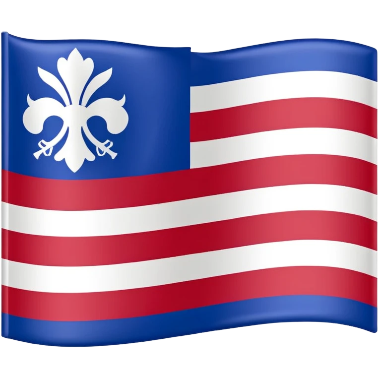 A flag of republic of srpska just colors red blue and white that's it emoji