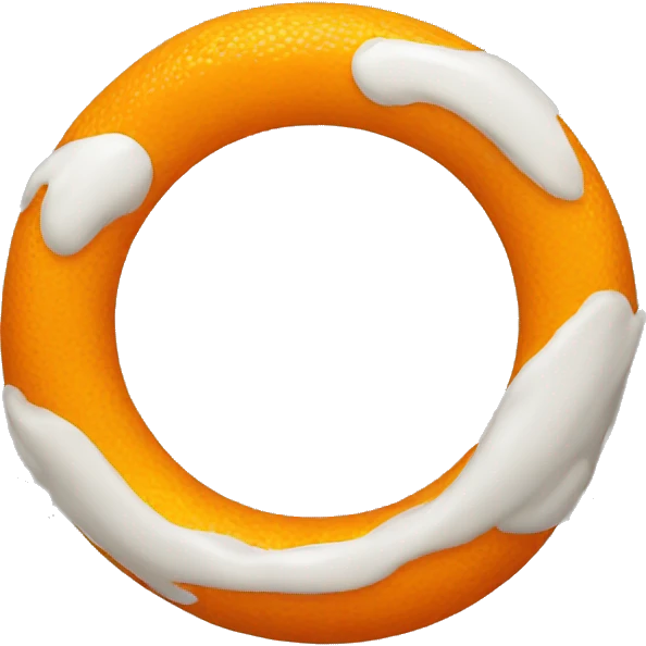 orange torus emoji