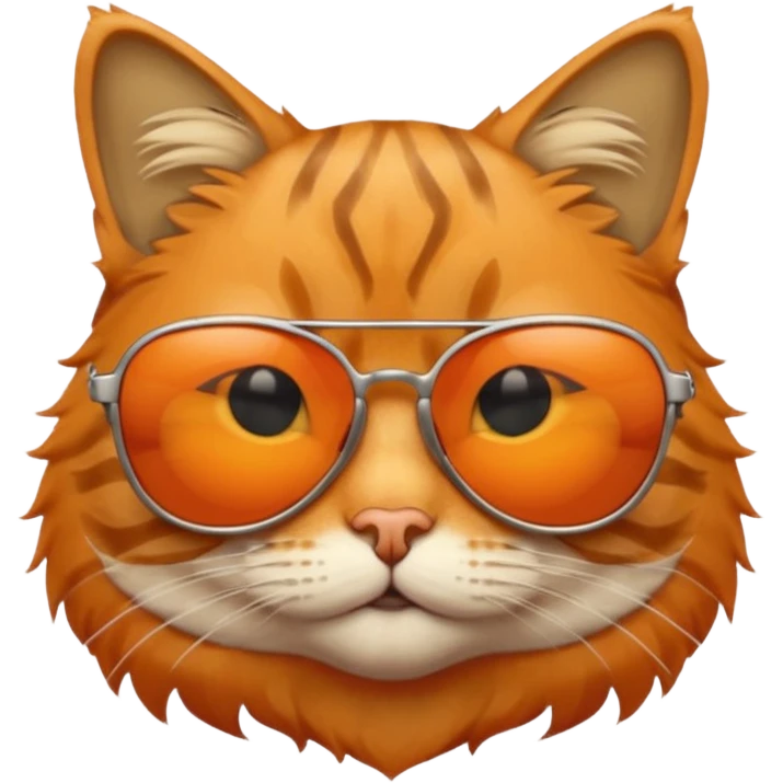 Cat wearing sunglasses emoji