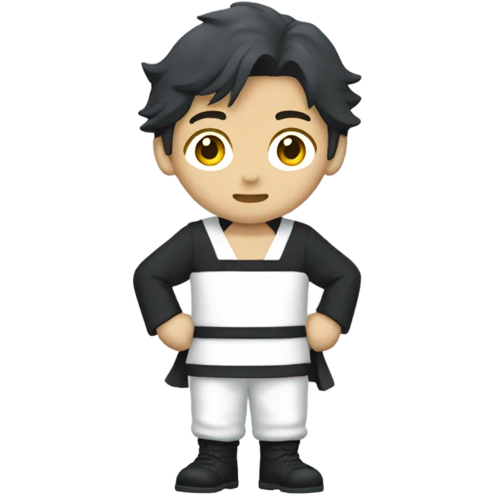 Gojo Satoru avec corp et jambes emoji