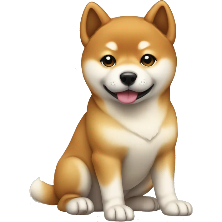 Shiba Inu puppy full body emoji