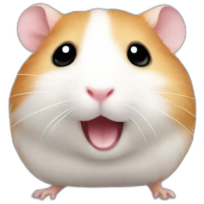 hamster in Ballett rock emoji