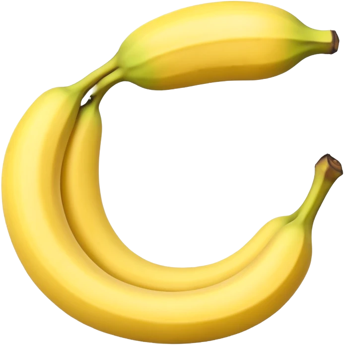 banana half peeled yellow fruit emoji