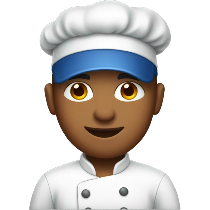 Chef with a baseball cap  emoji