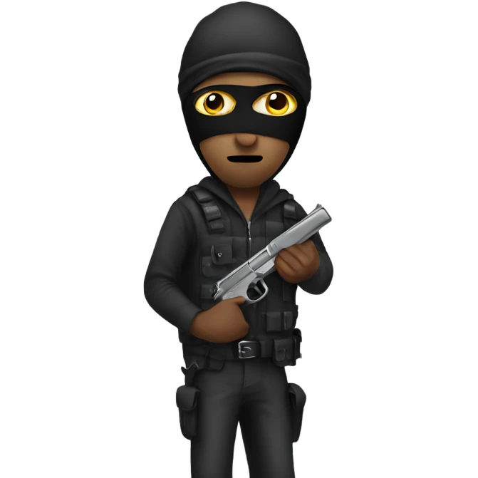 A robber emoji
