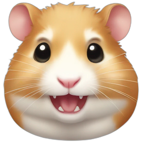 a hamster without teeth emoji