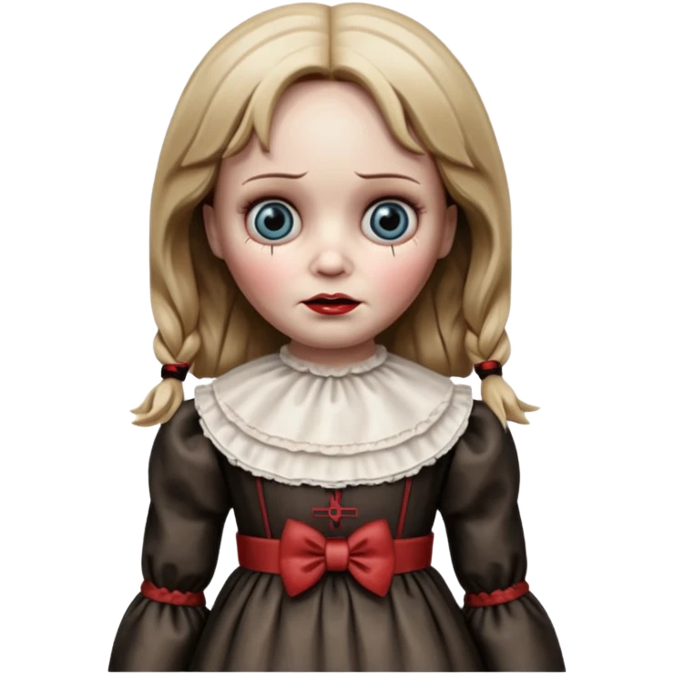 Annabelle doll from The Conjuring movie emoji