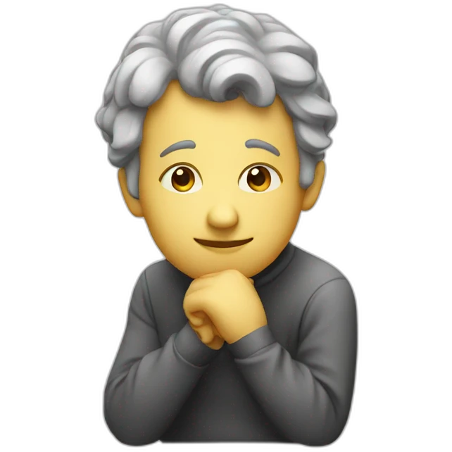 thinker emoji