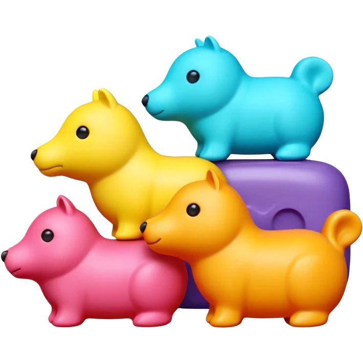 animal shaped soap emoji