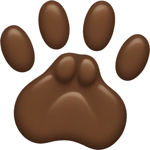 Single paw emoji
