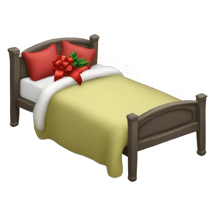  Christmas bed emoji