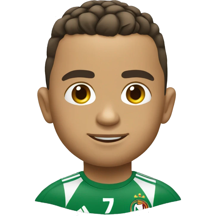 Ronaldo qui met un petit pont emoji