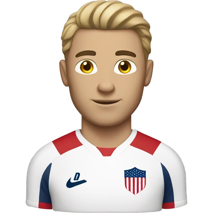 USA white man soccer emoji