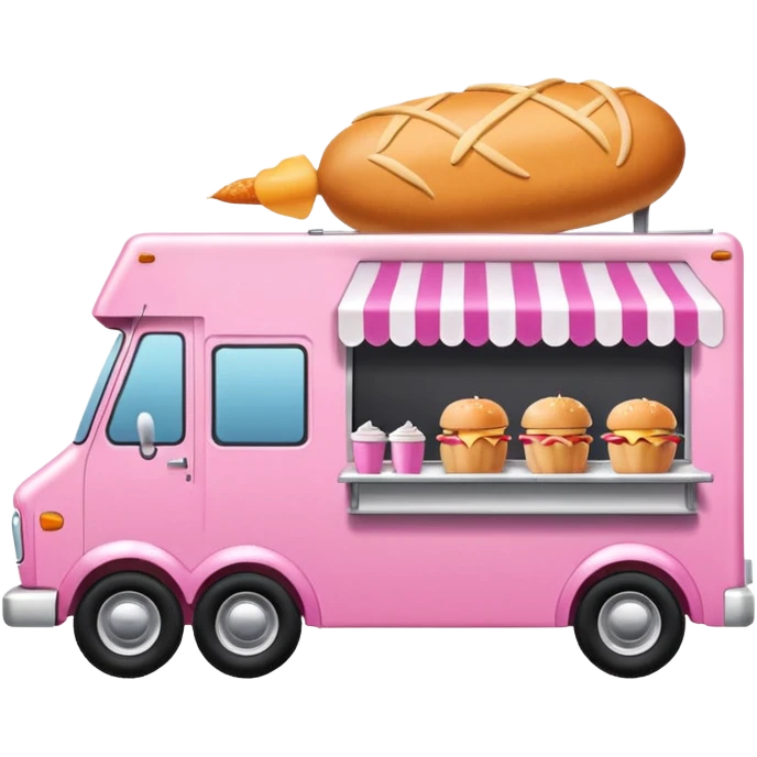 Festival Food Truck pink emoji