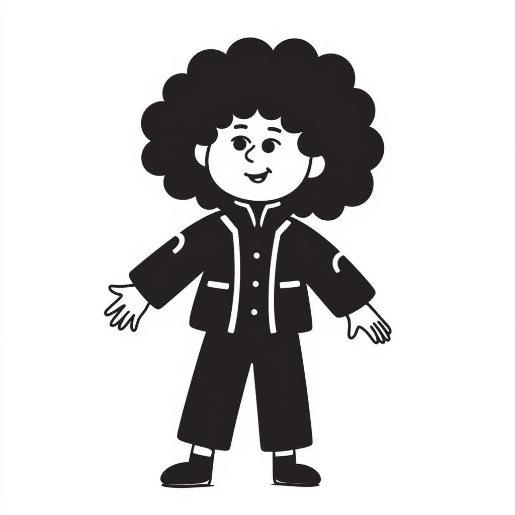 Cabbage Patch Kid dressed as Tron character with neon lights, 80's retro sci-fi style emoji