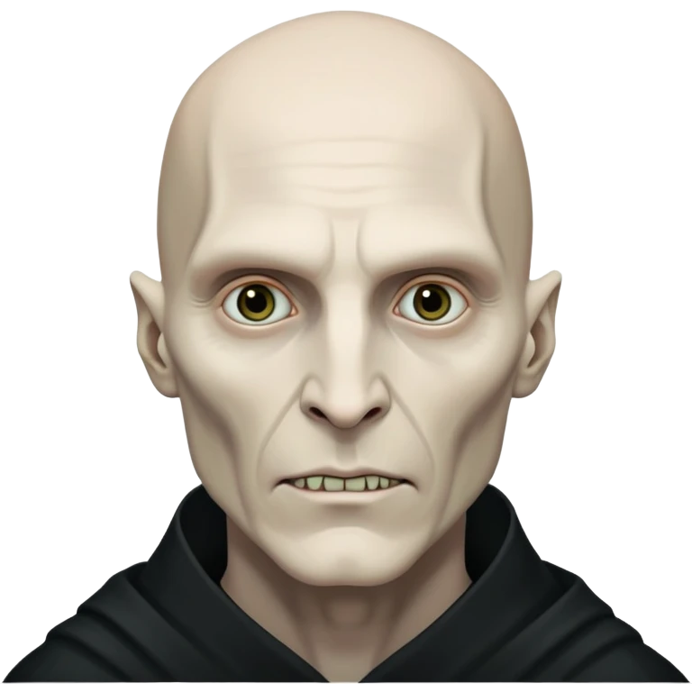 lord voldermort without a nose emoji