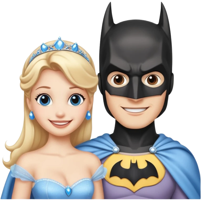 ازدواج بتمن و سیندرلا  emoji