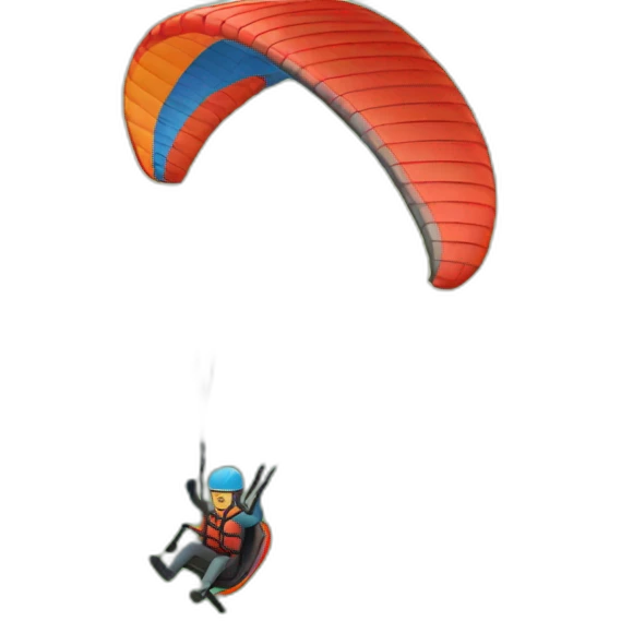 Paragliding emoji