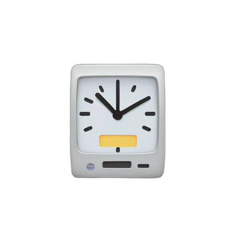 digital clock 5am emoji