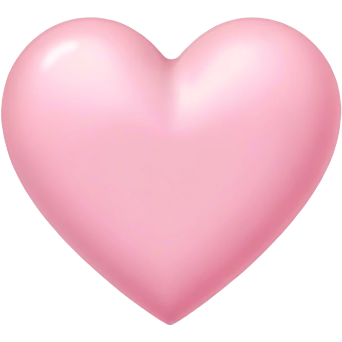 Pink heart pastel emoji