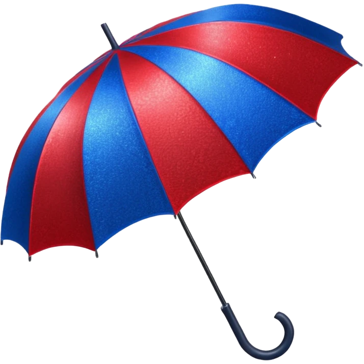 glitter red and blue umbrella resident evil emoji