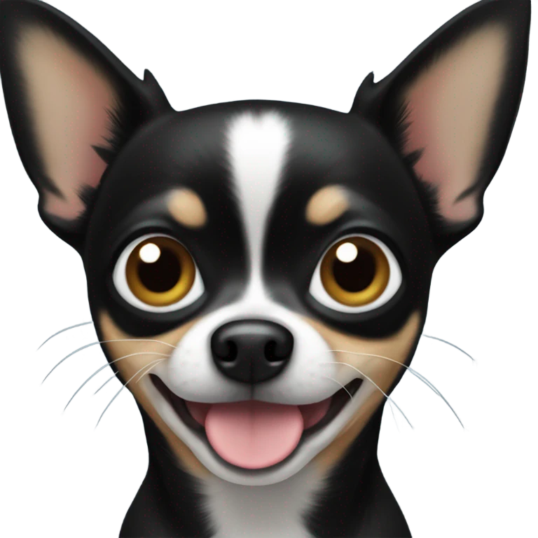 black chihuahua emoji