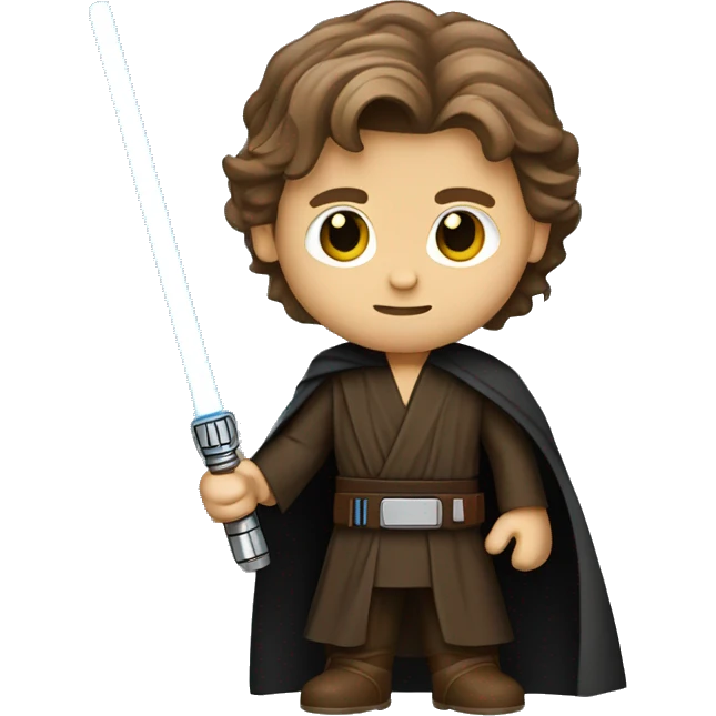 Anakin skywalker holding a lightsaber  emoji