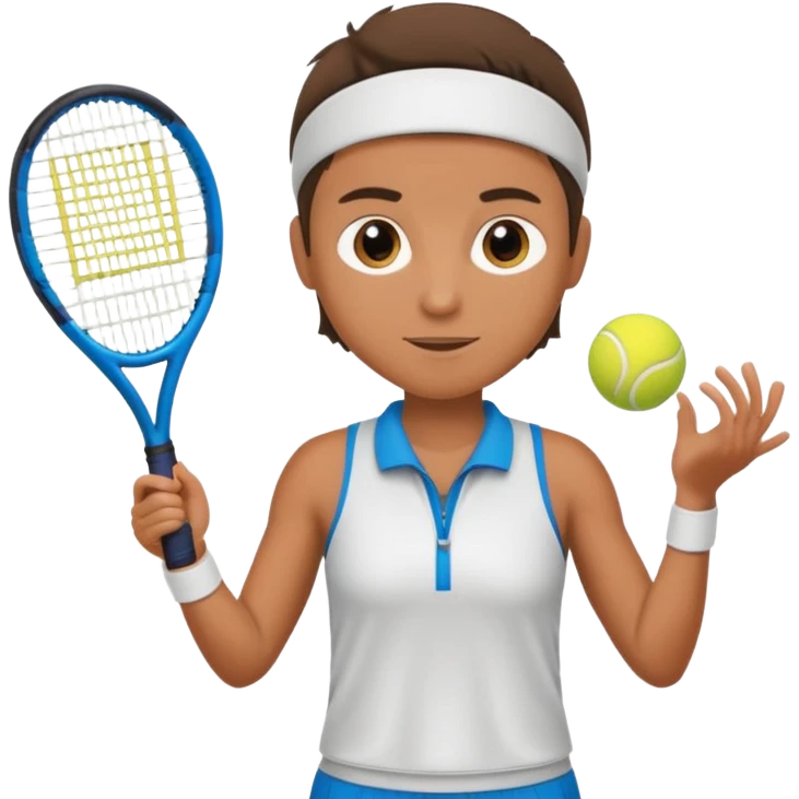 tennis player emoji