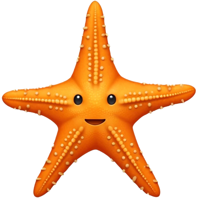 Estrella de mar normal sin rostro emoji