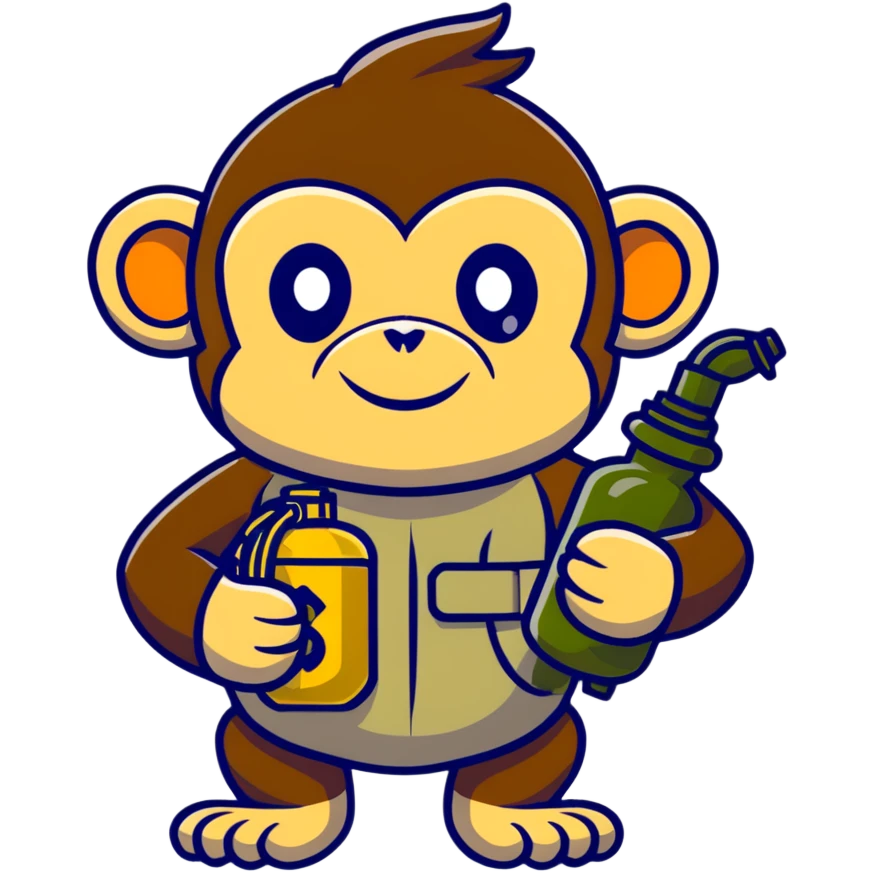 monkey with a grenade emoji