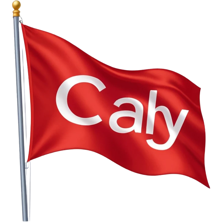 red flagg with eBay logo there emoji