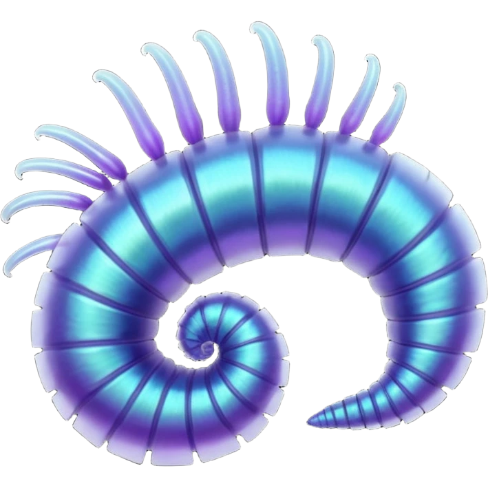 Polychaete worm emoji