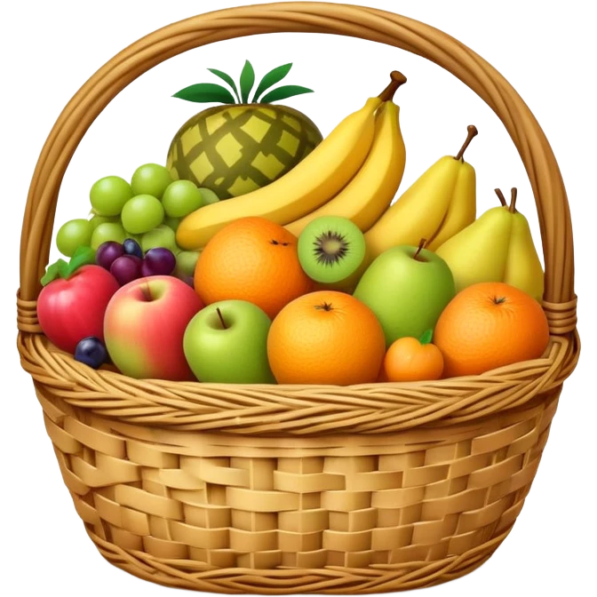 Fruit basket emoji