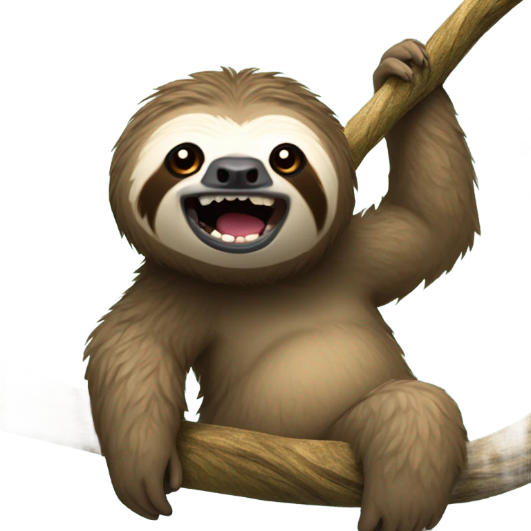 angry sloth emoji