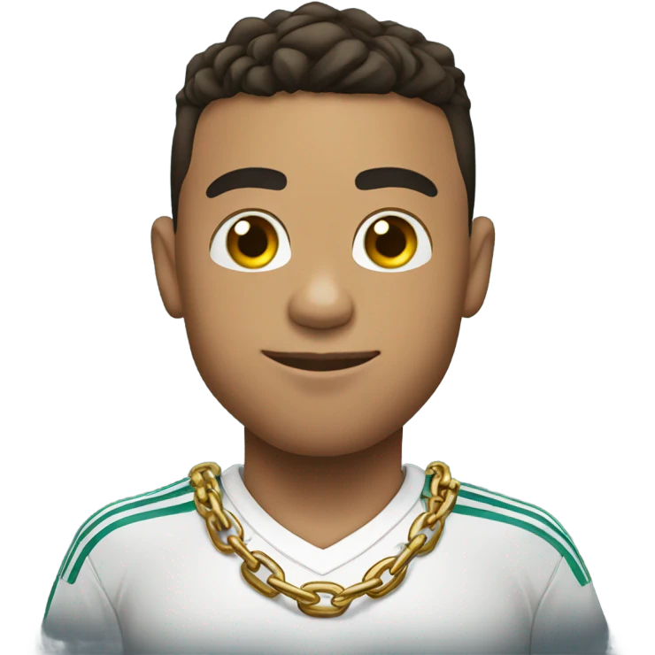Ronaldo wearing a chain  emoji