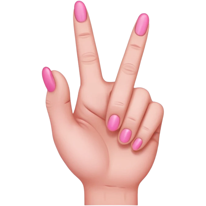 pink middle finger emoji