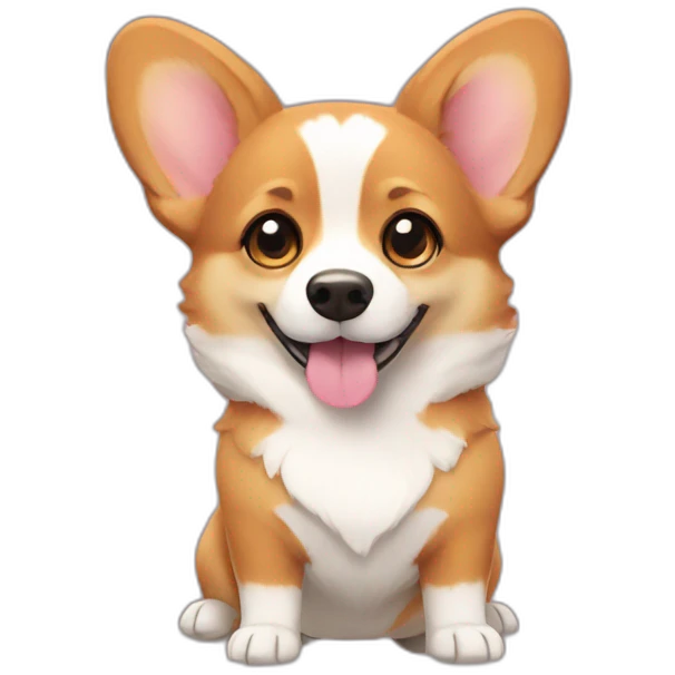 corgi heart emoji