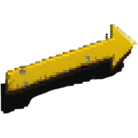 bright yellow arrow painted on stone, Camino de Santiago marker emoji