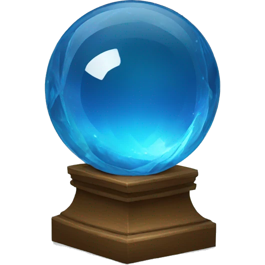blue crystal ball emoji
