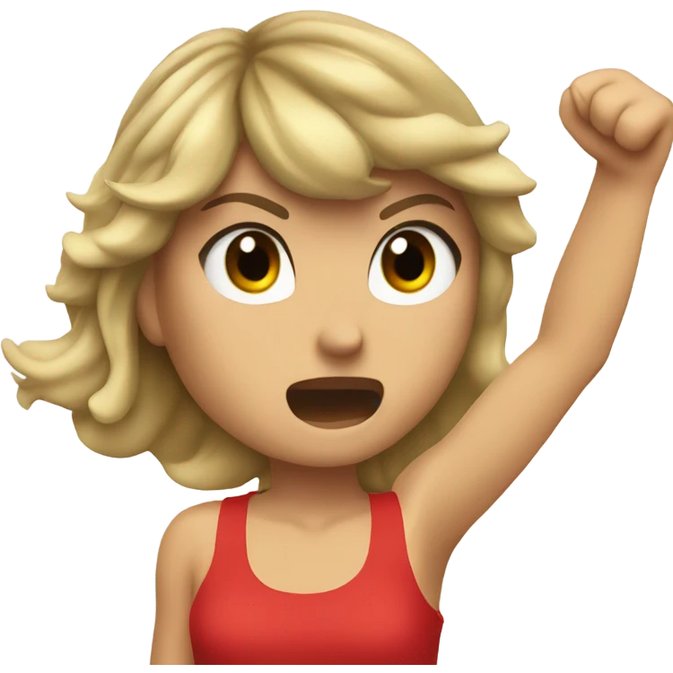 Taylor swift about to fight emoji